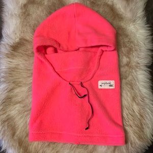 Hot Pink Fleece under Helmet hood
